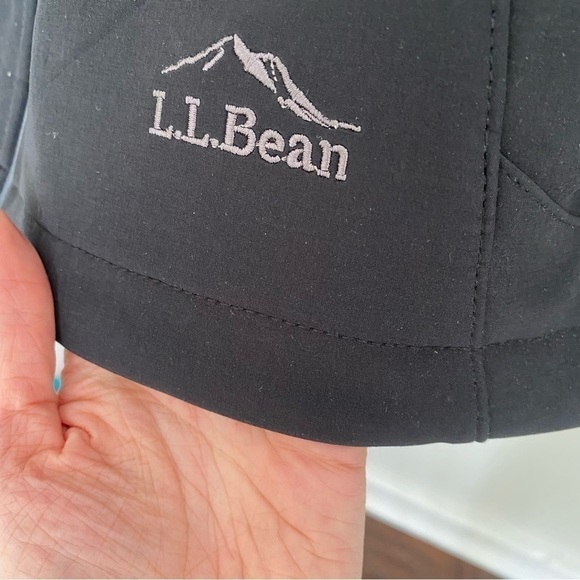 Ll Bean Black Zip Up Functional Waterproof Fleece Lined Jacket Large - Picture 3 of 8